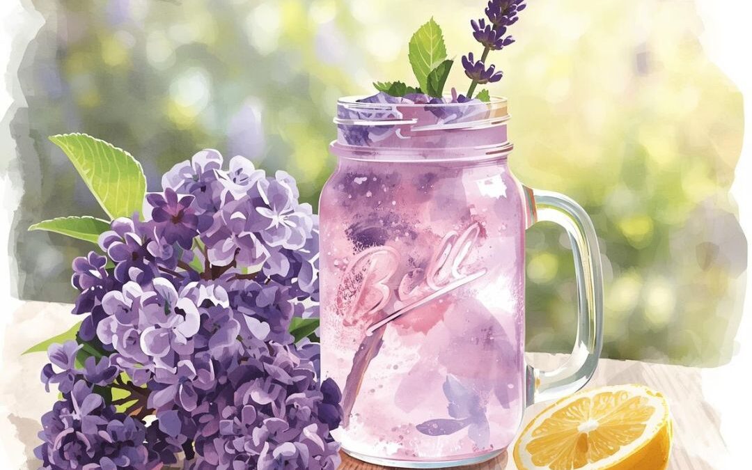 Limonade de lilas et citron